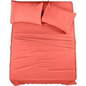 Utopia Bedding King Bed Sheets Set - 4 Piece Bedding - Brushed Microfibe…